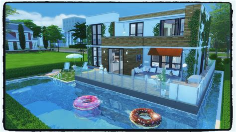 Home Design Floor Plans. . Modern house sims 4
